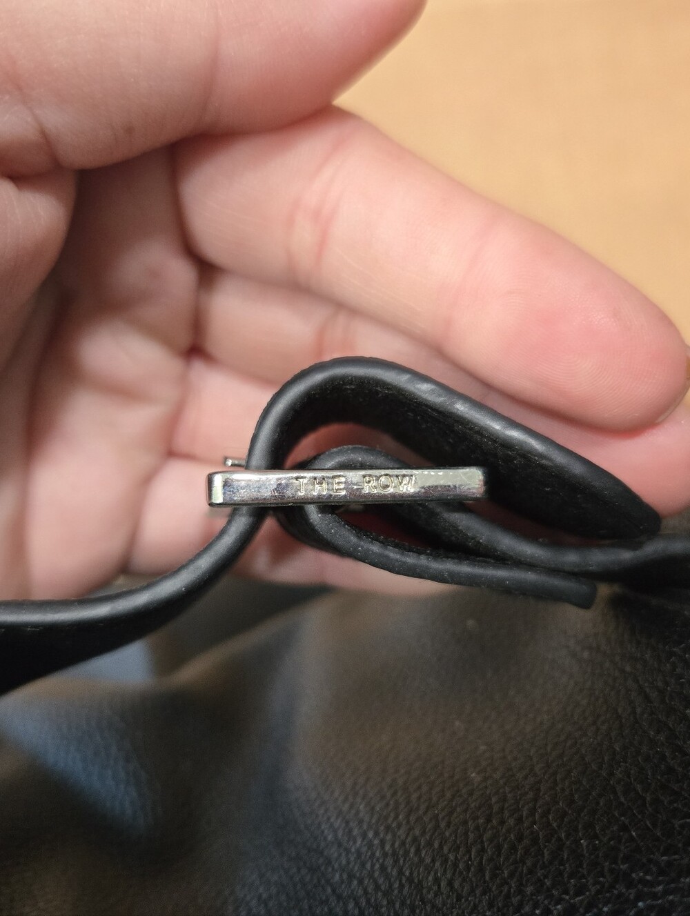 Luxury Italian Leather Tote Bag - Brand Unverified - See Photos & Description - Picture 7 of 9